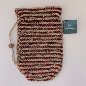The Body Shop drawstring Jute Gift/Storage Bag